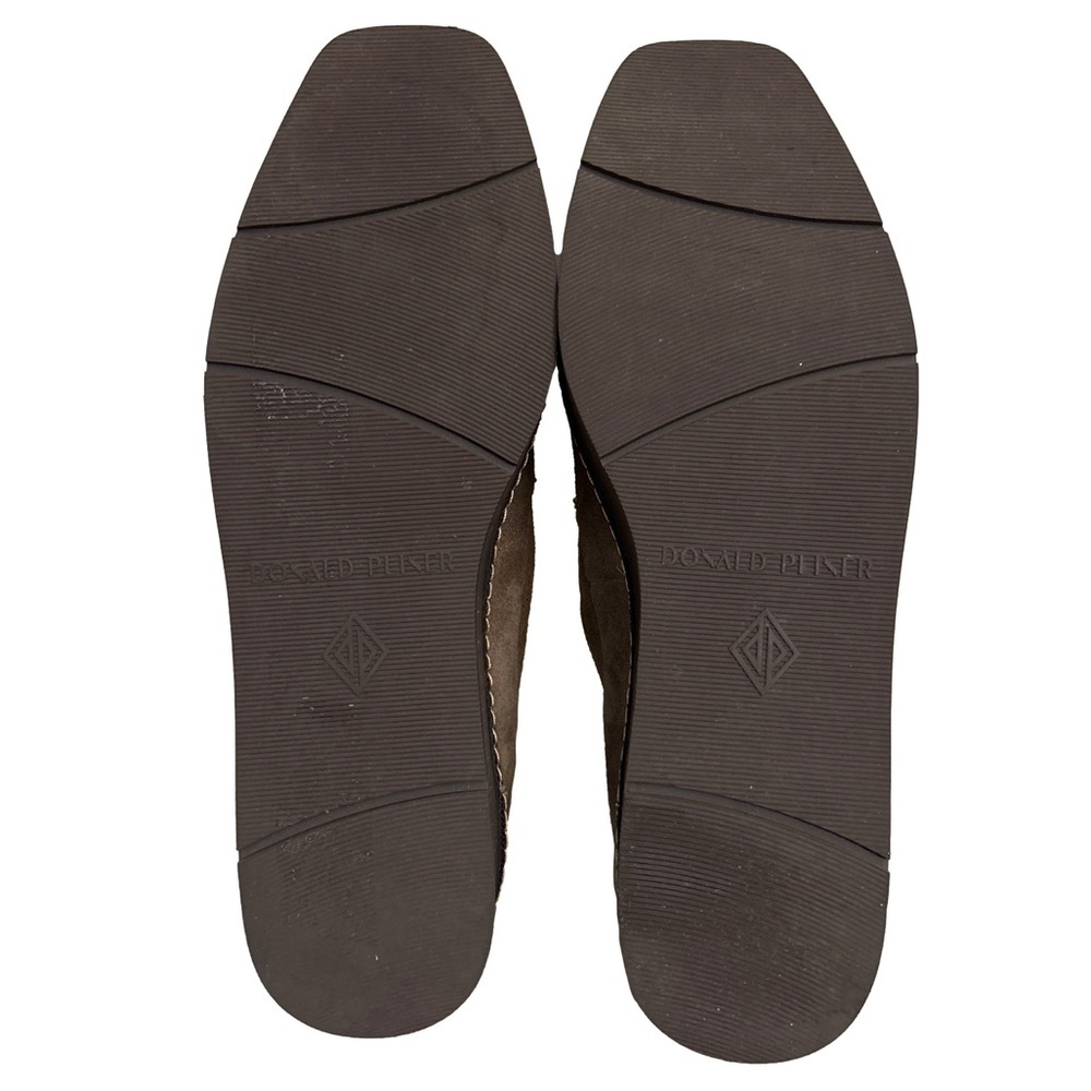 Donald Pliner Wallis Tan Biscotti Suede Platform Slip On Loafers Women’s Size 9 - Picture 12 of 14